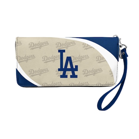Little Earth MLB Curve Zip Organizer Wallet - Los Angeles Dodgers 600902-DODG